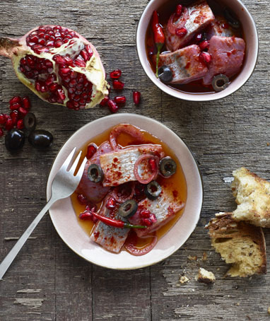 Haring in chili-olie